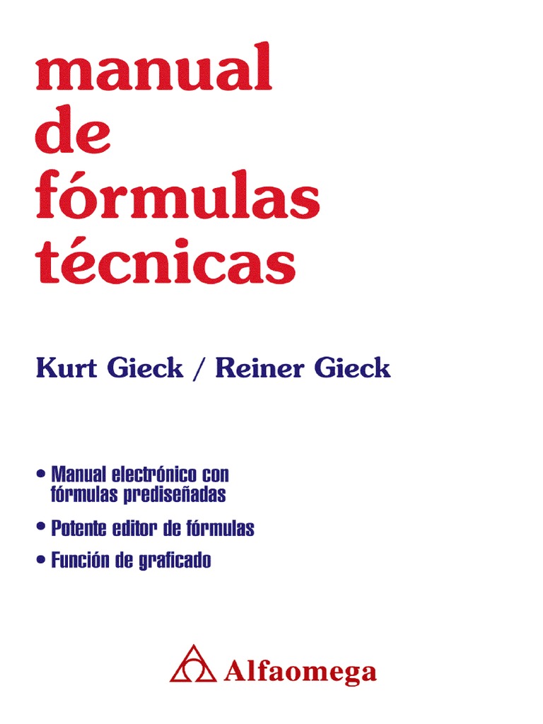 Manual de fórmulas técnicasGieck_20190702.pdf PDF Cantidades