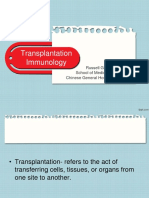 Transplantation Immunology: Russell G. Panem, RMT School of Medical Technology Chinese General Hospital Colleges