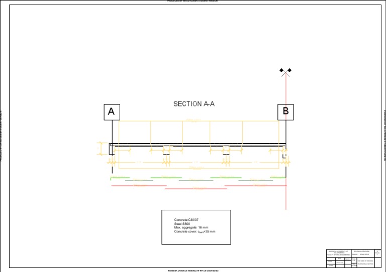 Transversal Section Technical Drawing | PDF | Civil Engineering ...