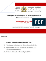 Stratégies Nationales Pour Le Développement de L'économie Numérique, Samia Chakri PDF