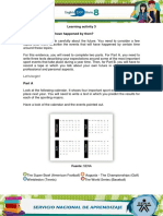 Learning Activity 3 Evidence: What Will Have Happened by Then?