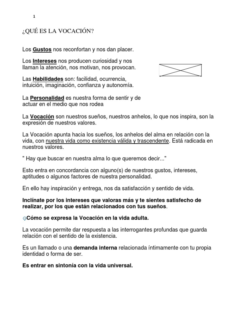 Qué Es La Vocación PDF Iglesia Católica Salvación