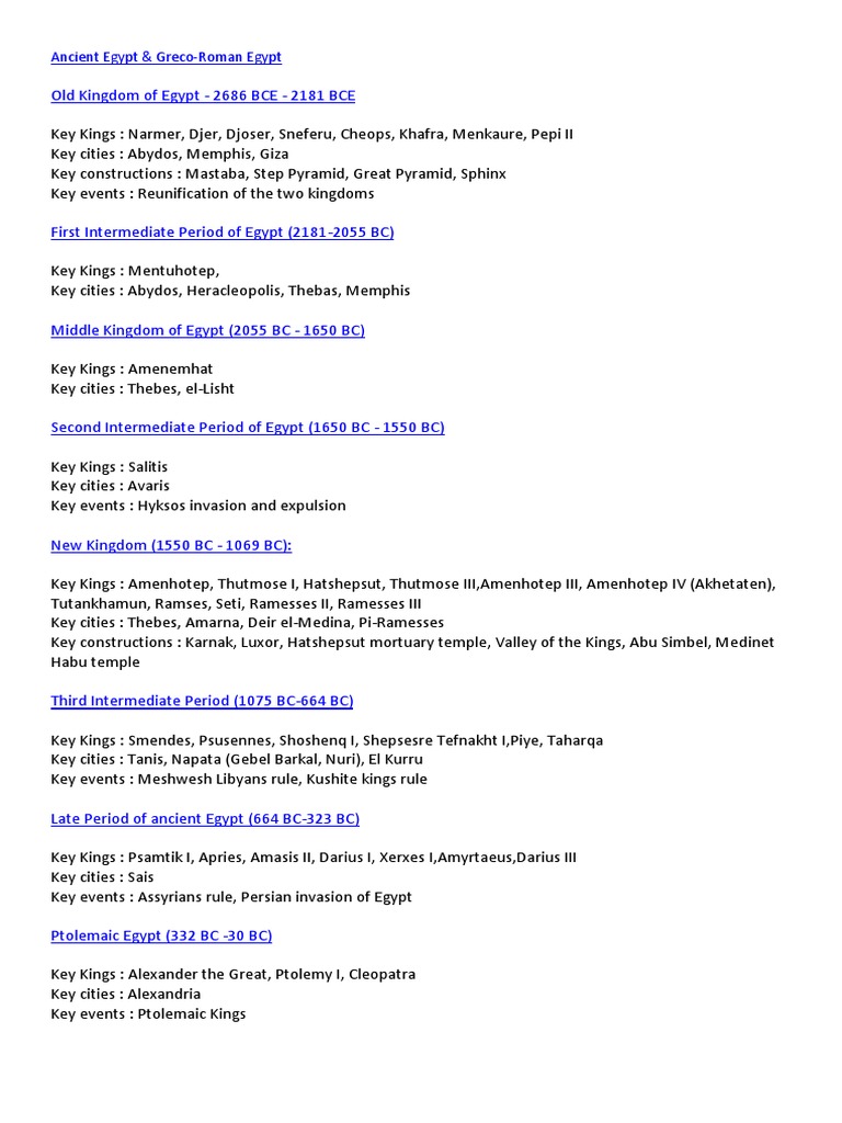 Ancient Egypt PDF | PDF | Hatshepsut | Eighteenth Dynasty Of Egypt