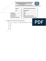 Soal Usbn MTK Teknik Susulan