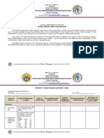 Monitoring and Evaluation Form