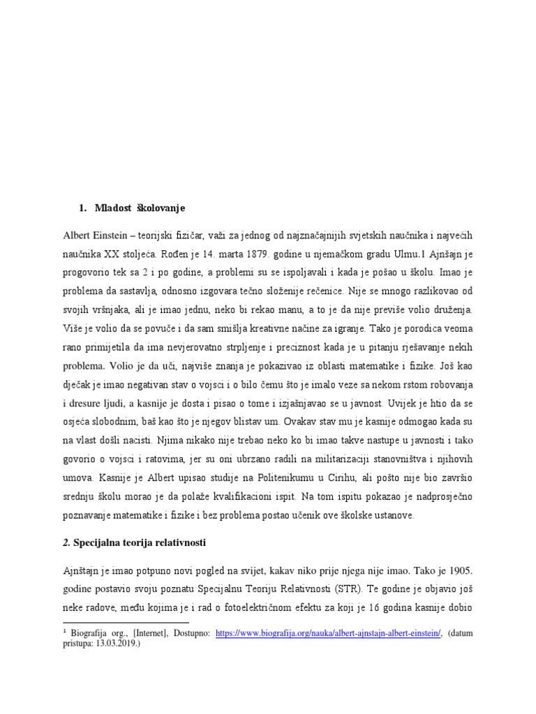 Albert Einstein | PDF