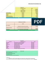 Presupuesto Proyecto Negocios Online