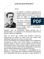 Biografia de Juan Montalvo