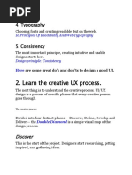 Learn The Creative UX Process.: 4. Typography