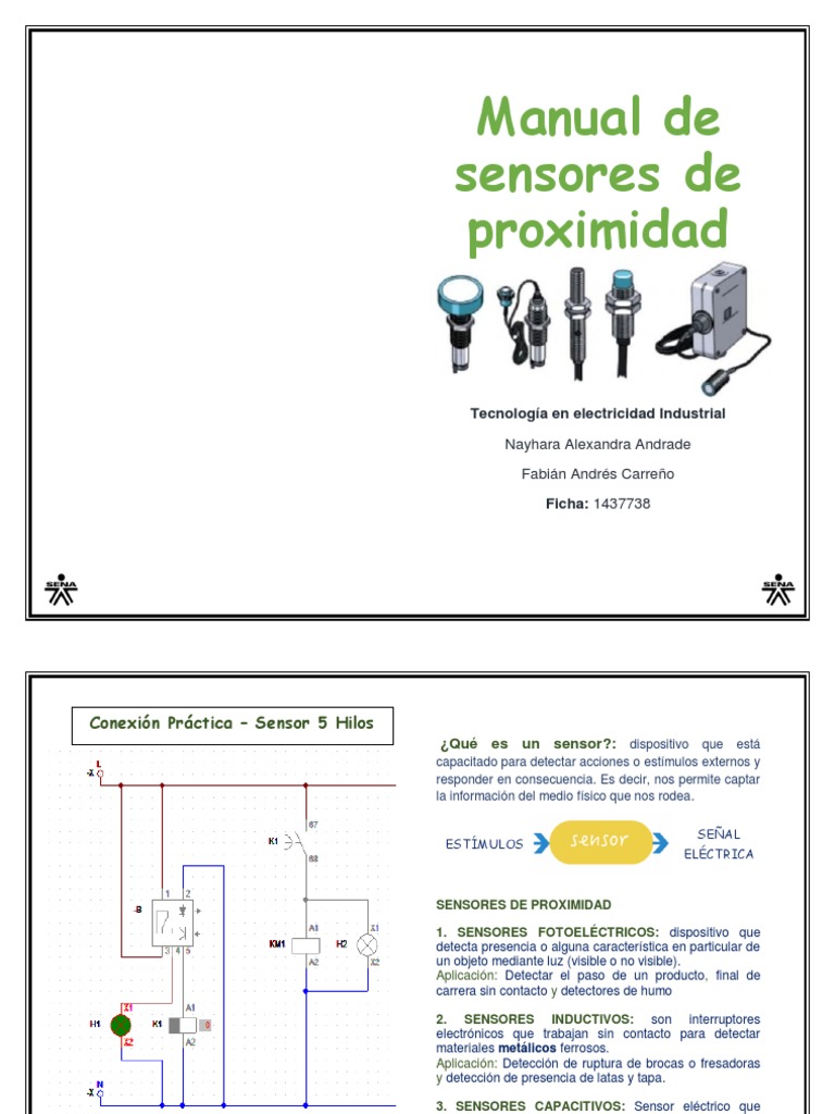 MANUAL DE SENSORES DE PROXIMIDAD Relé Electrónica
