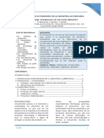 Ultrasonido alimentos conservación