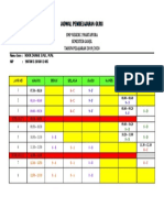 Jadwal Mengajar