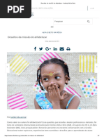 Desafios alfabetização