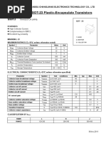 SOT-23 Plastic-Encapsulate Transistors: Jiangsu Changjiang Electronics Technology Co., LTD