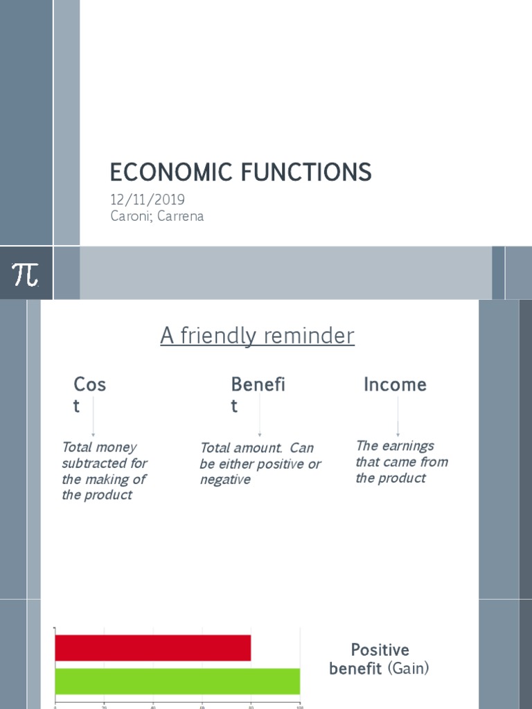 Economic Functions: Profit Maximization Analysis | PDF | Finance ...