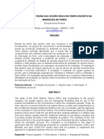 A Aplicação Da Teoria Das Opções Reais em Tempo Discreto Na Mineração de Ferro