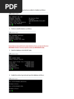 Check Whether Archiving Has Been Enabled or Disabled, As Follows