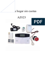 Manual Alarma Hogar AZ023