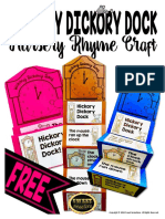 Hickory Dickory Dock Craft Activity