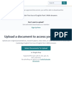 Upload A Document To Access Your Download: Cambridge English First Use of English Part 3 With Answers