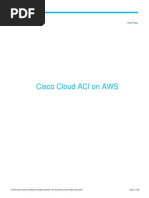 Cisco Cloud ACI On AWS: White Paper