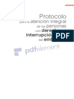Protocolo para La Atención Integral de Las Personas Con Derecho A La Interrupción Legal Del Embarazo. Nación PDF