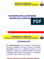 Clase 3. Contaminacion y Principales Fuentes de Contaminacion