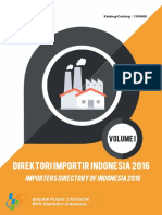 Direktori Importir Indonesia 2016 Jilid I