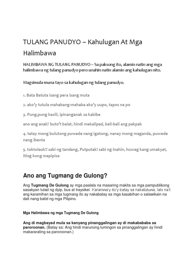 Tulang Panudyo Pdf
