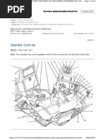 Operator Controls: Operation and Maintenance Manual