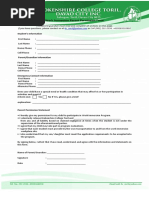 Work Immersion Parent Permission Form