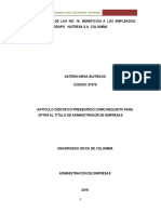 Articulo Implementacion de La Nic 19 en Nutresa, MODIFICADO