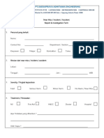 Near Miss & Accident Report Format