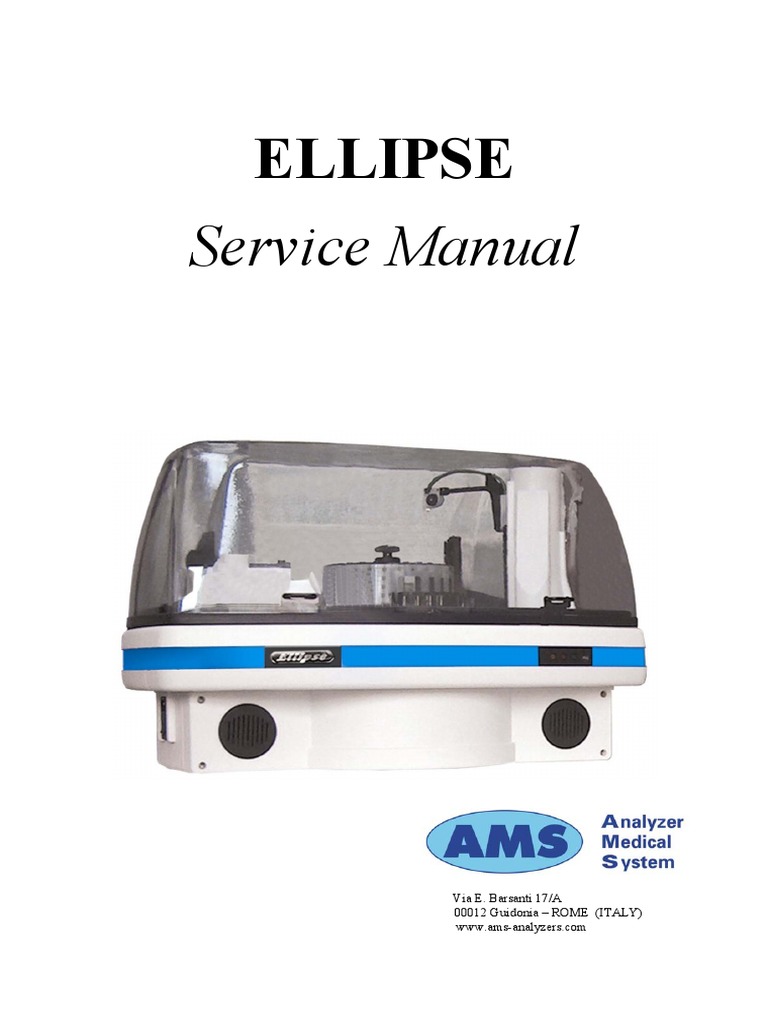 Ellipse Analyzer Service Manual | PDF | Power Supply | Analog To ...