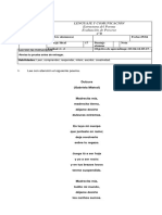 Prueba Genero Lírico 4 - °básico