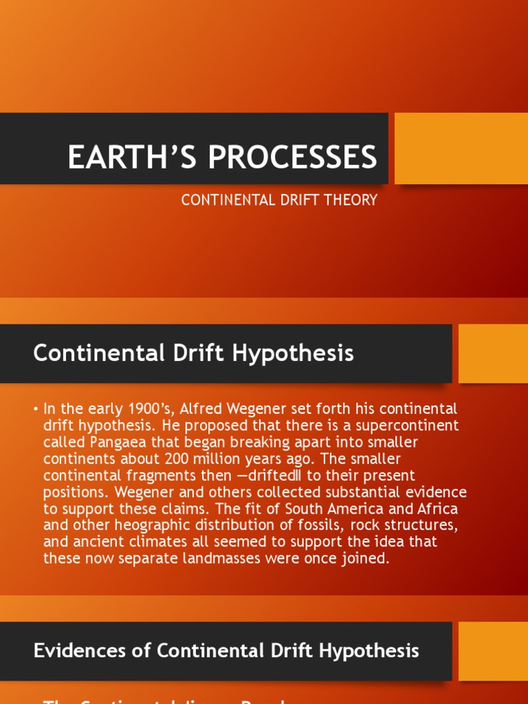 Continental Drift and Plate Tectonics Explained | PDF | Science ...