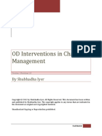 Intervention in Change Manegment