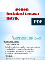 Komponen Instalasi Listrik 2019 PDF