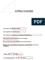 Multiple Clauses