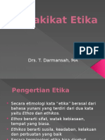 Pertemuan 2 Hakikat Etika