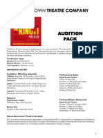 The King and I Audition Pack