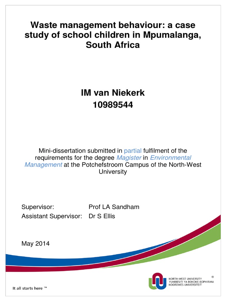 Waste Management Behavior PDF Sustainability Sustainable Development