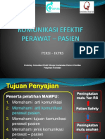 Komunikasi Efektif Perawat - Pasien