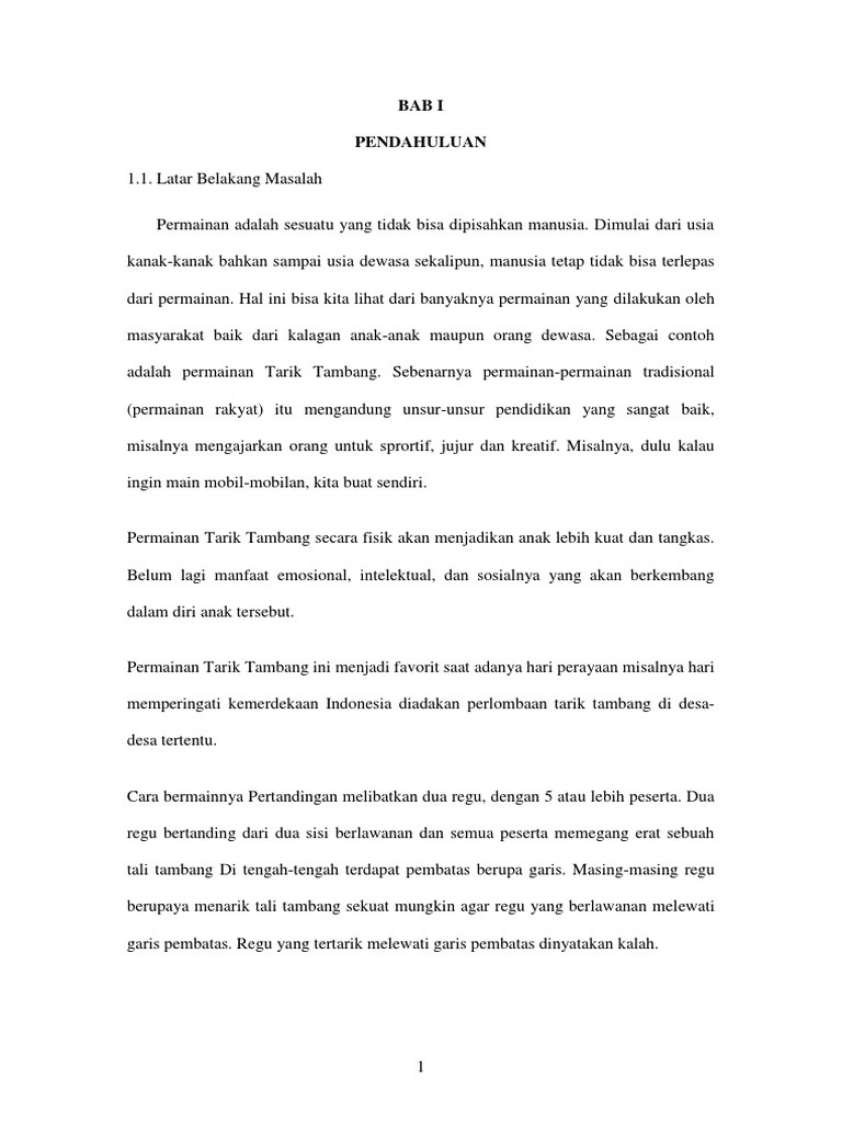 Makalah Tarik Tambang