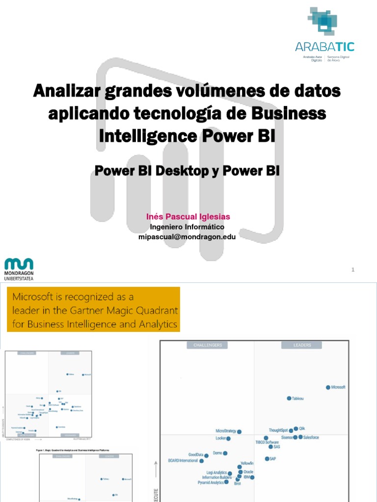 Cuadros de Mando en Power BI | PDF | Microsoft Excel | Microsoft PowerPoint