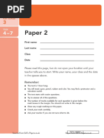 Year 9 Optional 2011 Science Level 4 7 Paper 2