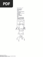 Case Studies OF Telephone Operators: Manpower Planning FOR Technological Change