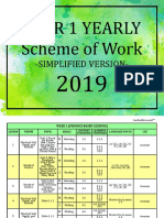 Y1 Simplified English Yearly Sow 2019 PDF
