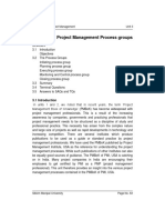 Unit 3 Project Management Process Groups: Structure