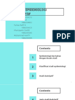 Studi Deskriptif Epidemiologi